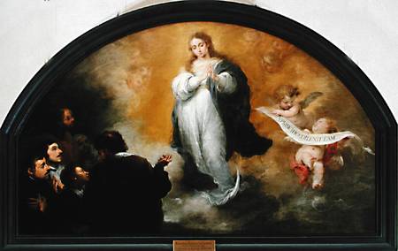 The Apparition of the Virgin from Bartolomé Esteban Perez Murillo