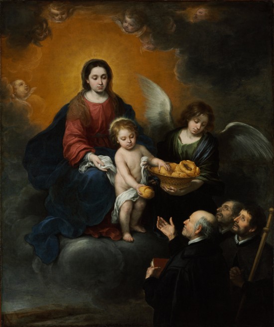 The Infant Christ Distributing Bread to the Pilgrims from Bartolomé Esteban Perez Murillo