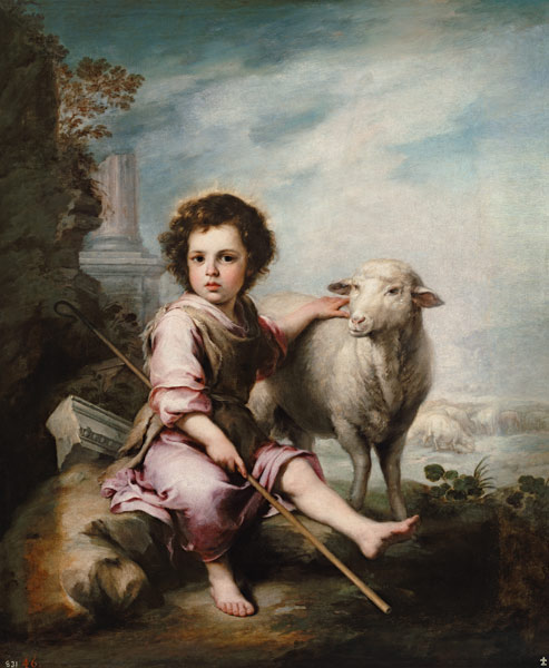 The good shepherd from Bartolomé Esteban Perez Murillo
