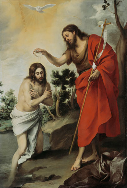The Baptism of Christ from Bartolomé Esteban Perez Murillo