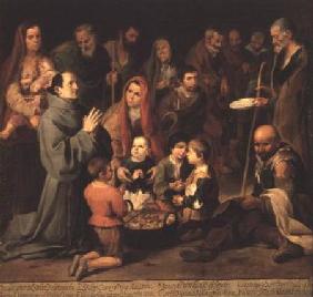 St. Diego of Alcala Giving Food to the Poor