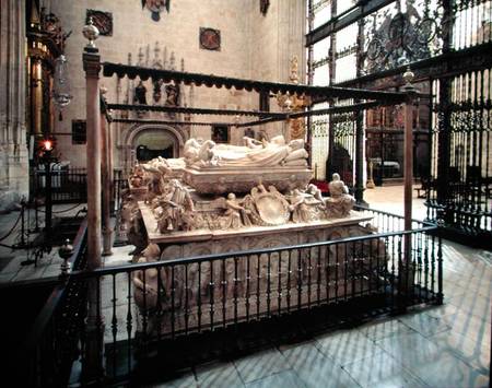 Tomb of Philip the Handsome (1478-1506) and Joanna the Mad (1479-1555) from Bartolome Ordonez