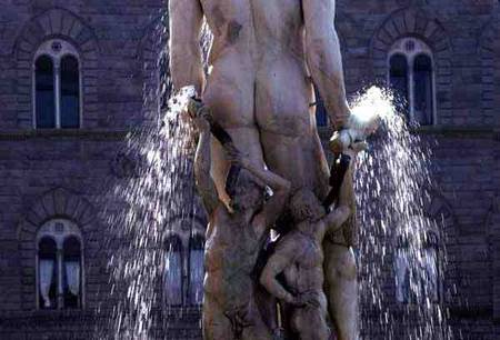 Detail from the Neptune Fountain from Bartolomeo Ammannati