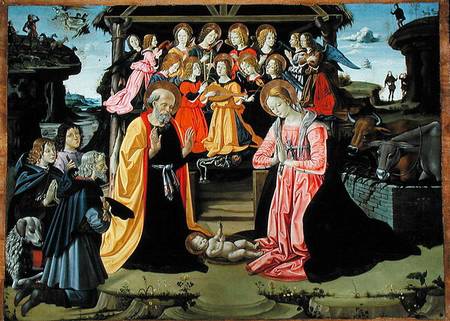Adoration of the Shepherds from Bartolomeo Caporali