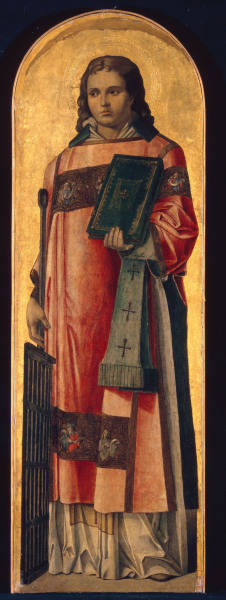 B.Vivarini / St. Laurence from Bartolomeo Vivarini