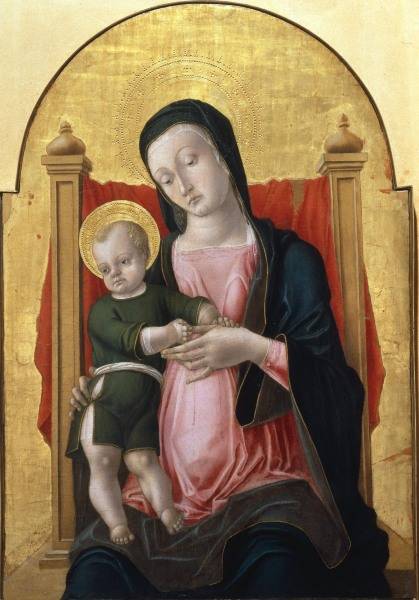 B.Vivarini / Mary with Child / C15th from Bartolomeo Vivarini