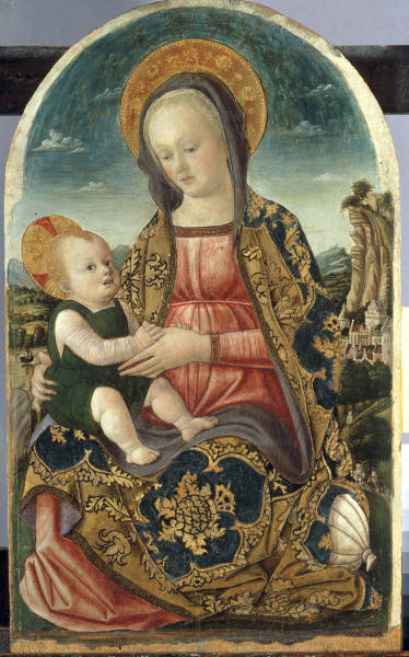 Vivarini School / Mary with the Child from Bartolomeo Vivarini