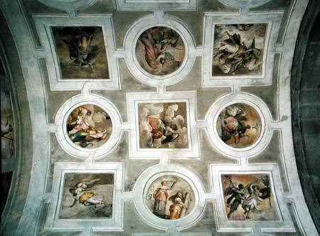 View of the Vault, from the ceiling of the Grimani Chapel from Battista Franco