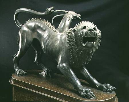 Chimaera of Arezzo or the Chimaera wounded from Bellerophon