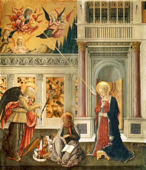 The Annunciation from Benedetto Bonfigli