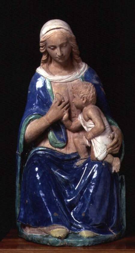 Madonna and Child, figures from Benedetto Buglioni