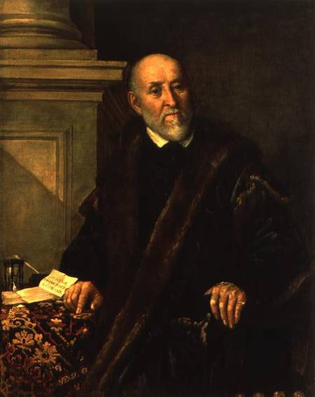 Portrait of Tommaso Giunta (1494-1566) from Benedetto Caliari