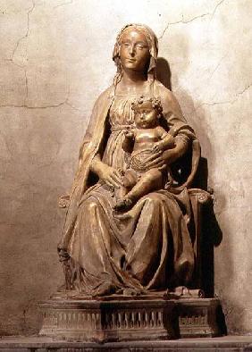 The Madonna of the Olives, detail of a tabernacle