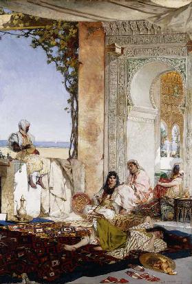 Frauen in einem Harem in Marokko