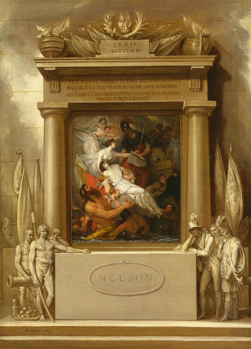 The Apotheosis of Nelson from Benjamin West
