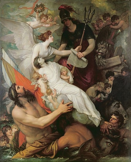 The Immortality of Nelson from Benjamin West