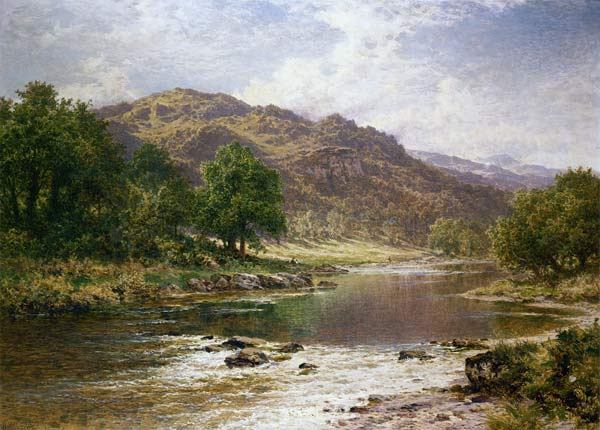 The River Llugwy, Bettws-y-coed from Benjamin Williams Leader