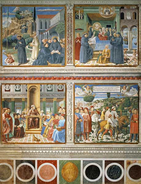 Life of St. Augustine from Benozzo Gozzoli