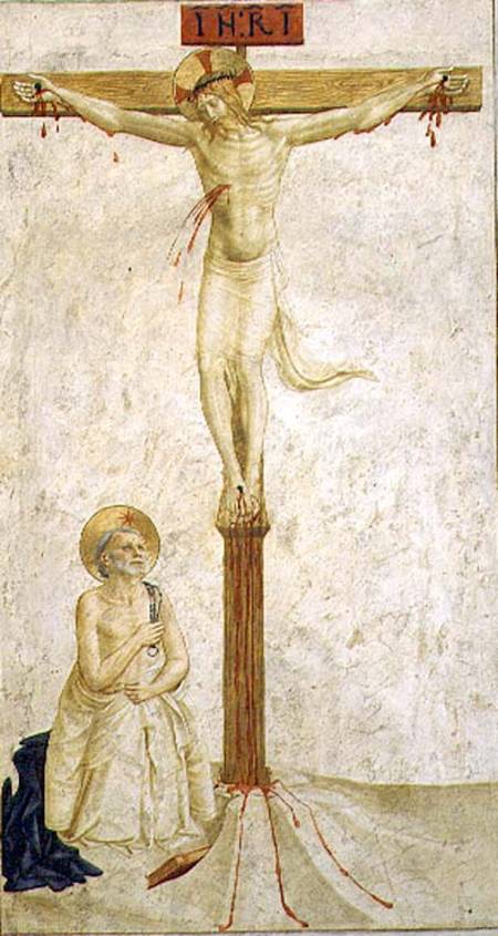 Crucifixion with St. Dominic from Benozzo Gozzoli