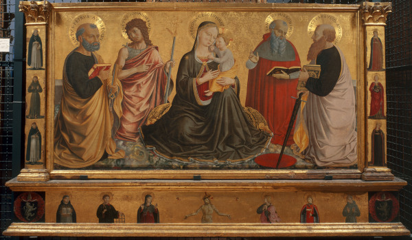 Mary, Child & Saints from Benozzo Gozzoli
