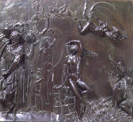 Perseus rescuing Andromeda, relief from Benvenuto  Cellini