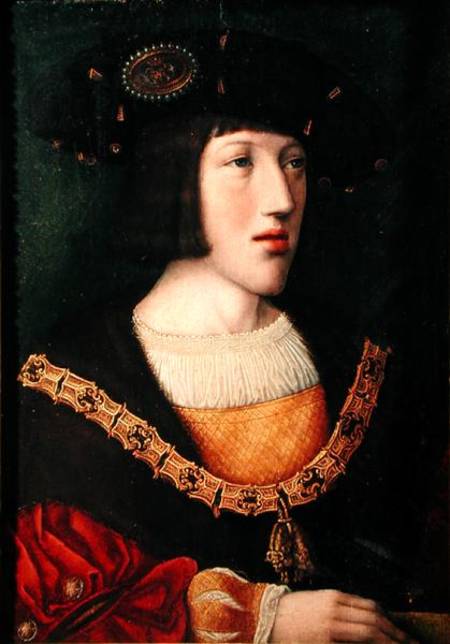 Portrait of Charles V (1500-58), at the age of about sixteen from Bernard van Orley