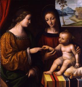 The Mystical Marriage of Saint Catherine