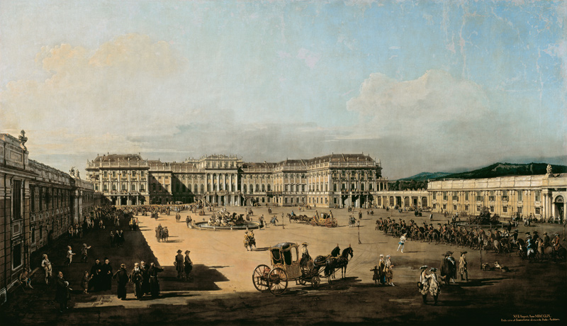 Schloss Schonbrunn from Bernardo Bellotto