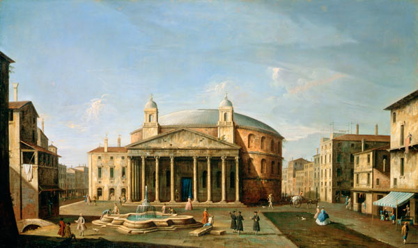 The Pantheon in Rome from Bernardo Bellotto