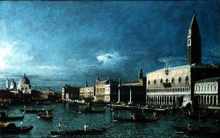 The Grand Canal with the Church of Santa Maria della Salute from Bernardo Bellotto