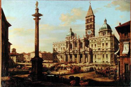 Santa Maria Maggiore, Rome from Bernardo Bellotto
