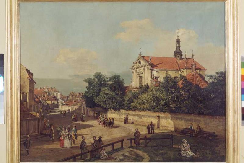The Senatorenstrasse in Warsaw. from Bernardo Bellotto