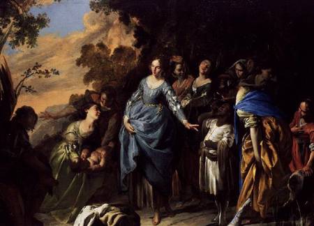 The Finding of Moses from Bernardo Cavallino