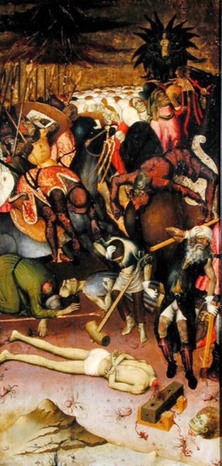 The Decapitation of St. George, panel from an altarpiece from Bernardo Martorell