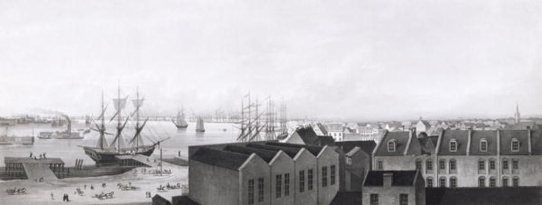 View of New Orleans taken from the Lower Cotton Press, 1860 (aquatint) from Bernhard J. Dondorf