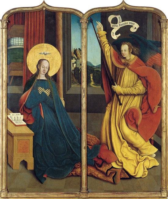 The Annunciation from Bernhard Strigel