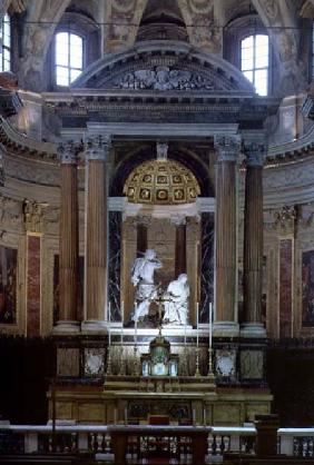 View of the High Altar Showing the Martyrdom of St. Paul