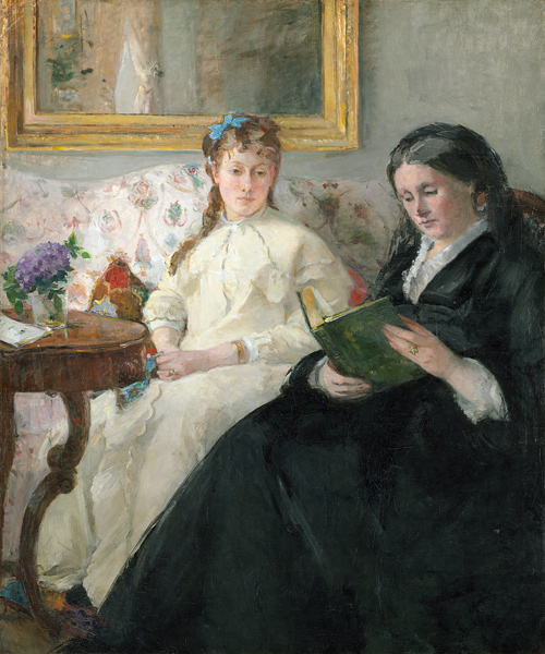 Portrait of the Artist's Mother and Sister from Berthe Morisot