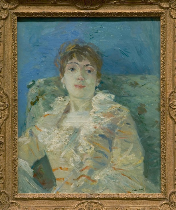 Girl on a Divan from Berthe Morisot