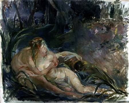 Jupiter and Callisto, after a painting by Boucher from Berthe Morisot