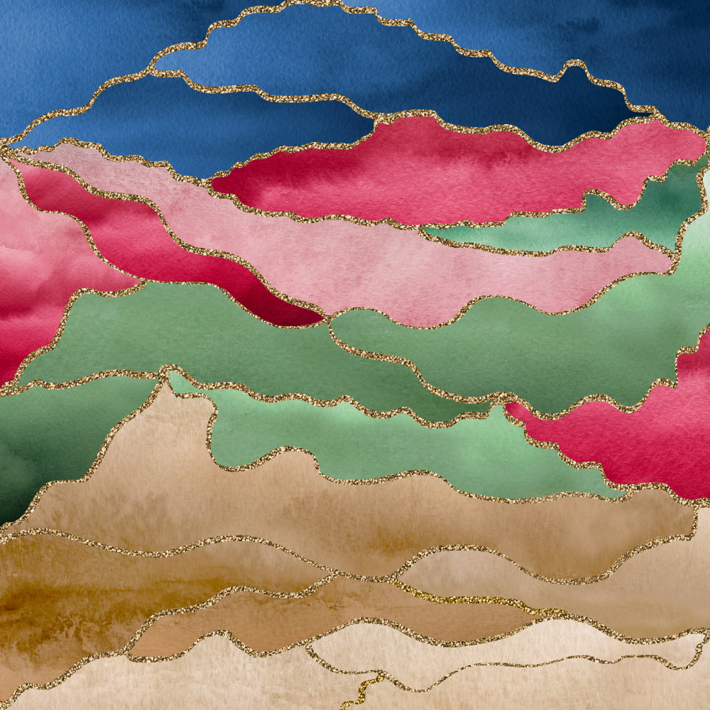 Abstract Watercolor Landscape from Bilge Paksoylu