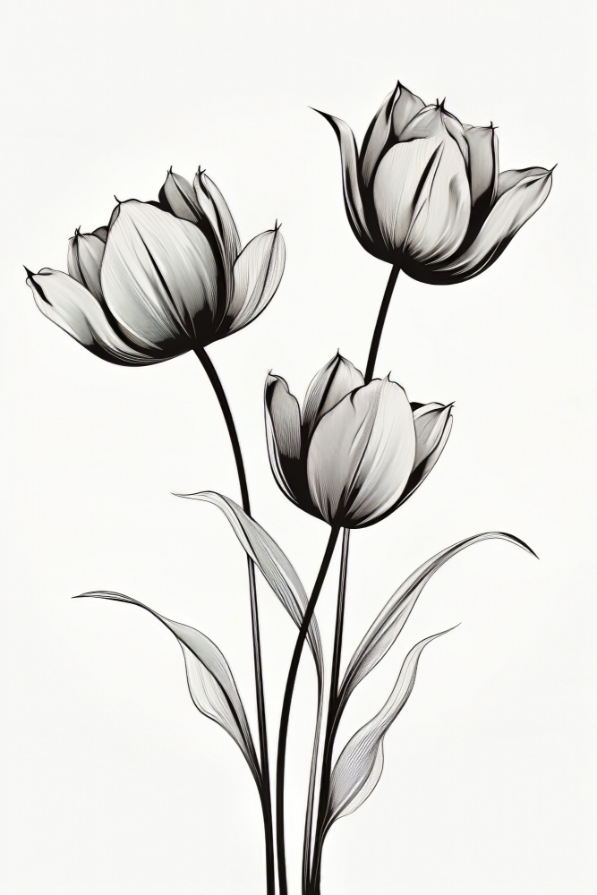 Black Tulips from Bilge Paksoylu