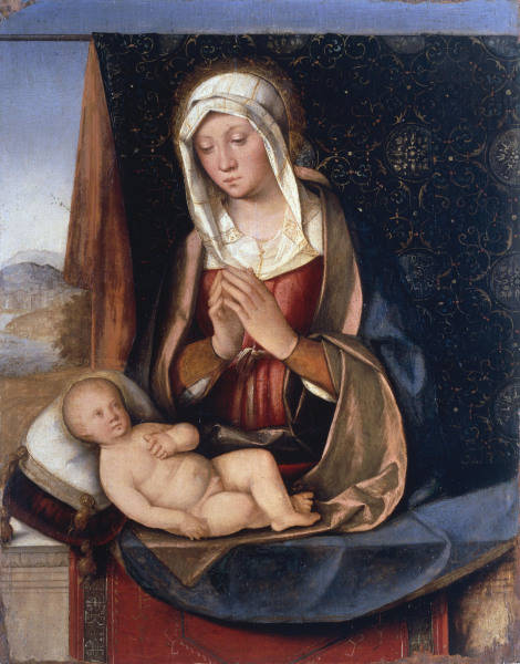 Boccaccino / Mary Worshipping Child from Boccaccio Boccaccino