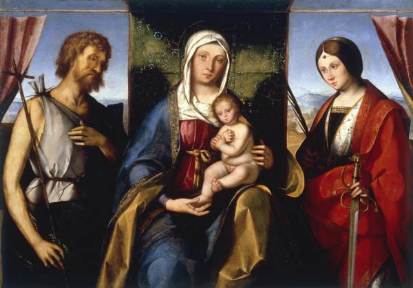 Boccaccino / Mary with Child & Saints from Boccaccio Boccaccino