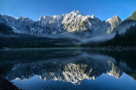 The Alps in reflection