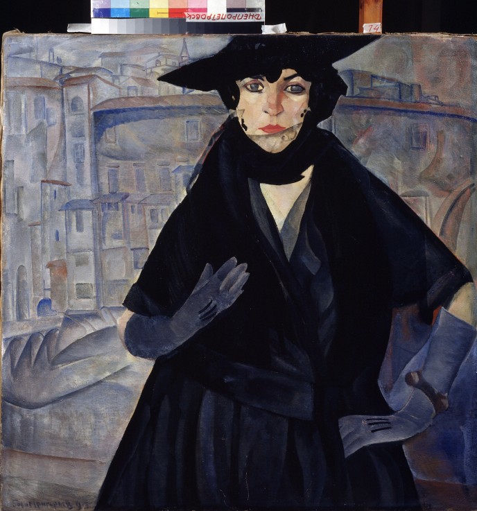 A lady in Black from Boris Dimitrijew. Grigorjew