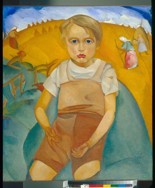 The worldling (Portrait of the son) from Boris Dimitrijew. Grigorjew