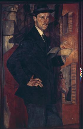 Portrait of the artist Mstislav Dobuzhinsky (1875-1957)
