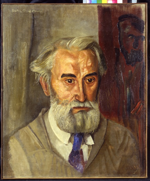 Portrait of the sculptor Sergey Konenkov (1874-1971) from Boris Dimitrijew. Grigorjew