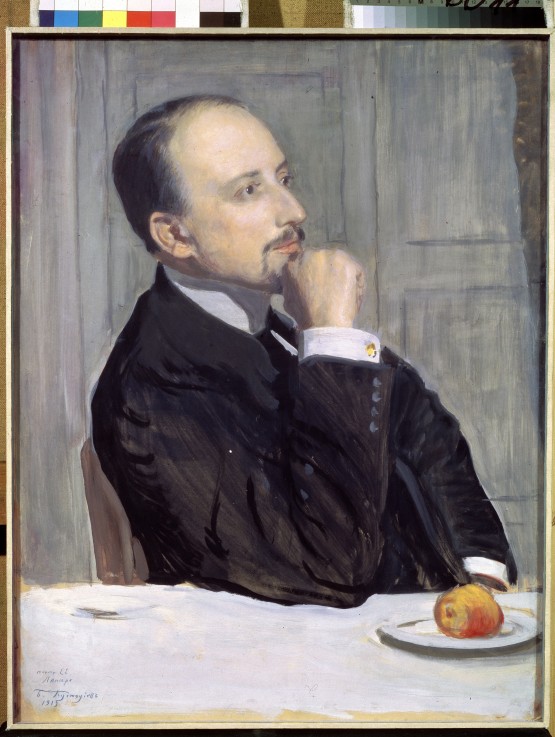 Portrait of the artist Eugene Lanceray (1875-1946) from Boris Michailowitsch Kustodiew